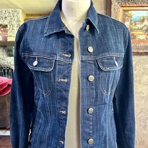 Vintage Dark Wash Lee Brand Jean Jacket Size S